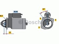 Electromotor FIAT BRAVO I (182) (1995 - 2001) Bosch 0 986 017 790