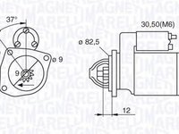 Electromotor FIAT BRAVO II 198 MAGNETI MARELLI 063521082390