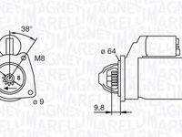 Electromotor FIAT DOBLO Cargo 223 MAGNETI MARELLI 063102021010