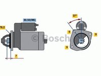 Electromotor FIAT DOBLO caroserie inchisa combi 263 BOSCH 0001108420