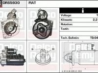 Electromotor FIAT DUCATO caroserie 230L DELCOREMY DRS5930