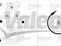 Electromotor FIAT DUCATO caroserie 230L VALEO 455626