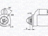 Electromotor FIAT MAREA Weekend 185 MAGNETI MARELLI 063102018010