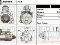 Electromotor FIAT PUNTO 188 DELCOREMY DRS0193