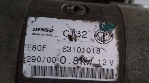 Electromotor Fiat Punto II 1,2i,44kw an 2002,E80F, 63101018 DENSO C132