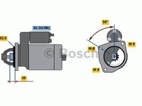 Electromotor FIAT STRADA pick-up 178E BOSCH 0001109018