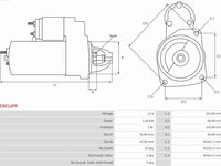 Electromotor FORD FIESTA II (FVD) Hatchback Van, 03.1983 - 12.1995 AS-PL S9014PR