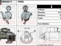 Electromotor FORD MONDEO III limuzina B4Y DELCOREMY DRS0017