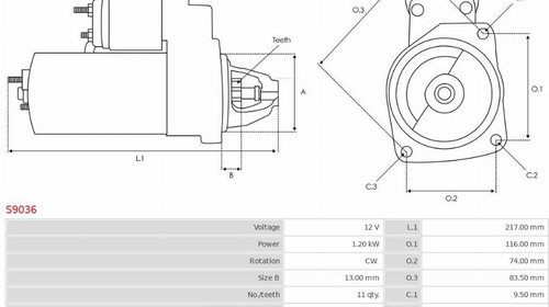 Electromotor FORD MONDEO IV (BA7) Sedan, 03.2