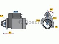 Electromotor FORD TOURNEO CONNECT BOSCH 0986016470