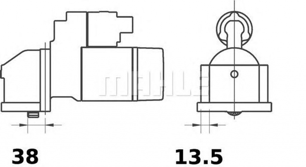 Electromotor FORD TRANSIT bus FD FB FS FZ FC MAHLE ORIGINAL MS422