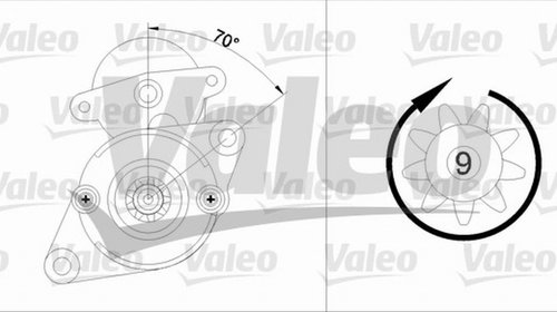 Electromotor HONDA CIVIC V Hatchback EG VALEO