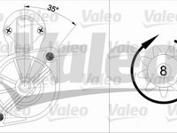 Electromotor HYUNDAI ACCENT limuzina X3- VALEO 455562