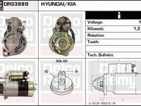 Electromotor HYUNDAI COUPE GK DELCOREMY DRS3889