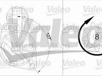 Electromotor HYUNDAI GALLOPER I VALEO 455907