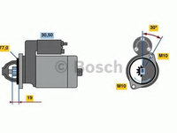 Electromotor HYUNDAI i30 cupe (2013 - 2016) Bosch 0 986 023 600