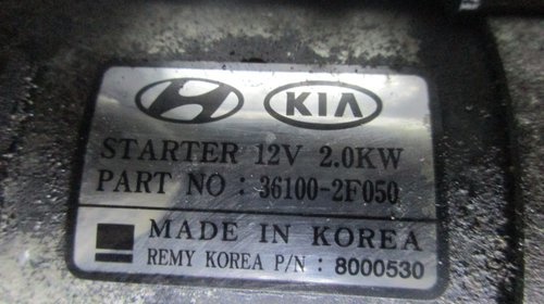 ELECTROMOTOR HYUNDAI IX35 KIA SPORTAGE NEW 2.0 CRDI COD- 36100-2F050..