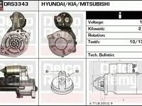 Electromotor HYUNDAI TERRACAN HP DELCOREMY DRS3343N
