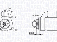 Electromotor IVECO DAILY I platou / sasiu MAGNETI MARELLI 063217410010