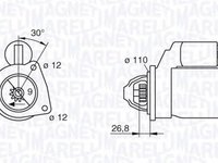 Electromotor IVECO DAILY II bus MAGNETI MARELLI 063217410010