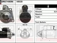 Electromotor IVECO DAILY II caroserie inchisa combi DELCOREMY DRS7490N
