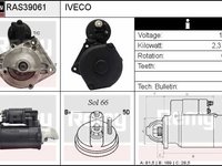 Electromotor IVECO DAILY III platou sasiu DELCOREMY RAS39061