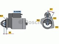 Electromotor IVECO DAILY V autobasculanta BOSCH 0001109306