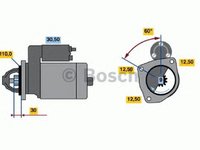 Electromotor IVECO EuroCargo BOSCH 0986011310