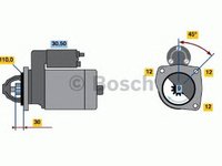 Electromotor IVECO EuroCargo BOSCH 0986019010