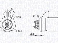 Electromotor IVECO EuroCargo MAGNETI MARELLI 063216741010