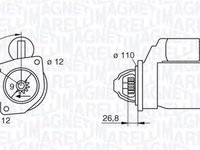 Electromotor IVECO EuroCargo MAGNETI MARELLI 063217226010