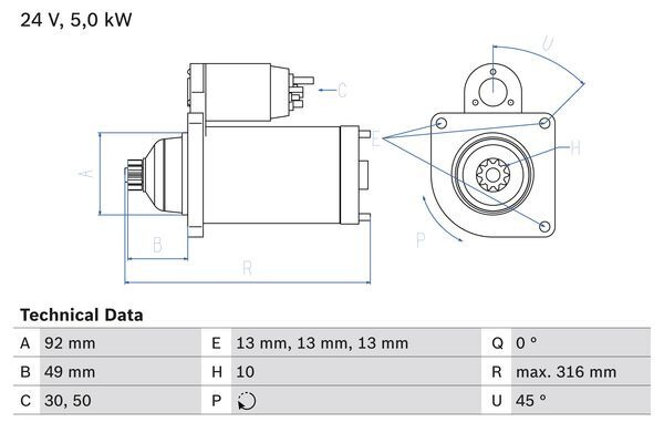 Electromotor # Iveco Eurotech Mp 440 e 40 t/p motorina 400cp/294kw F3AE0681B 2000 2001 2002 2003 2004 2005 2006 2007 2008 2009 2010 2011 2012 2013 2014 2015 2016 2017 2018 2019 2020 2021 2022 2023 2024 2025 # 0 986 023 430 # BOSCH