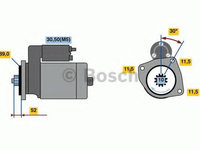 Electromotor IVECO EuroTrakker (1993 - 2004) Bosch 0 986 022 940