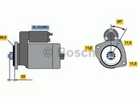 Electromotor IVECO EuroTrakker BOSCH 0986022940