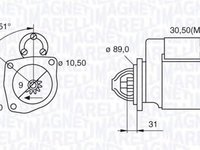 Electromotor IVECO MK MAGNETI MARELLI 063522300060