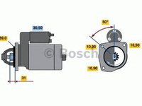 Electromotor IVECO P PA-Haubenfahrzeuge BOSCH 0986011270