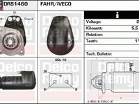 Electromotor IVECO P PA-Haubenfahrzeuge DELCO REMY DRS1460