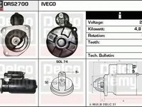 Electromotor IVECO P PA-Haubenfahrzeuge DELCO REMY DRS2700