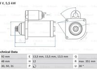 Electromotor IVECO Trakker BOSCH 0986023270