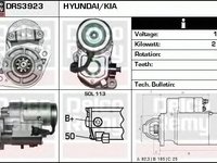 Electromotor KIA CARENS III UN DELCOREMY DRS3923