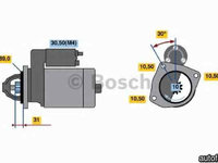 Electromotor MAN L 2000 BOSCH 0 001 231 029