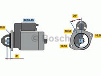 Electromotor MAN TGA (2000 - 2016) Bosch 0 986 023 200