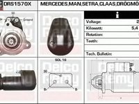 Electromotor MAN TGA DELCO REMY DRS1570X