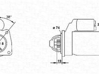 Electromotor MAZDA 323 III Station Wagon BW MAGNETI MARELLI 943241012010