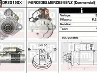 Electromotor MERCEDES-BENZ ACTROS MP2 MP3 DELCO REMY DRS0100X