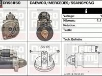 Electromotor MERCEDES-BENZ C-CLASS combi S202 DELCOREMY DRS8850