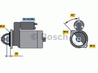 Electromotor MERCEDES-BENZ S-CLASS cupe C216 BOSCH 0001107461