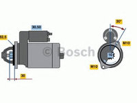 Electromotor MERCEDES E-CLASS (W210) (1995 - 2003) Bosch 0 986 013 150