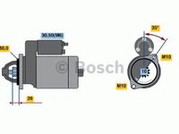Electromotor MERCEDES S-CLASS (W221) (2005 - 2013) Bosch 0 986 021 330