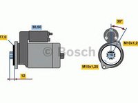 Electromotor MITSUBISHI Canter BOSCH 0986022700